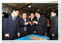 中國(guó)紡織工業(yè)聯(lián)合會(huì)王天凱會(huì)長(zhǎng)、高勇副會(huì)長(zhǎng)、徐文英副會(huì)長(zhǎng)視察同和公司，并與崔桂生董事長(zhǎng)親切交流